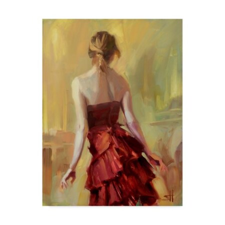 Trademark Fine Art Steve Henderson 'Red Dress' Canvas Art, 24x32 ALI32120-C2432GG
